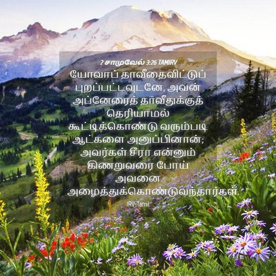 Picture 04 - 2 சாமுவேல் 3:26 TAMIRV - யோவாப் - Bible Verse Picture