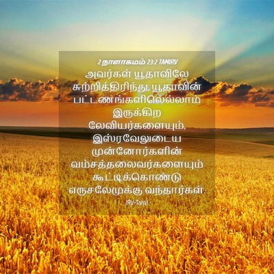 Picture 04 - 2 நாளாகமம் 23:2 TAMIRV - அவர்கள் யூதாவிலே - Bible Verse Picture