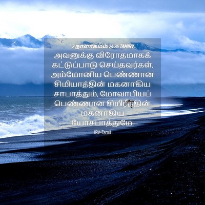 Picture 04 - 2 நாளாகமம் 24:26 TAMIRV - அவனுக்கு - Bible Verse Picture