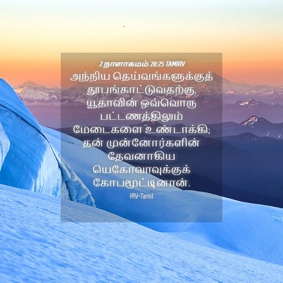 Picture 04 - 2 நாளாகமம் 28:25 TAMIRV - அந்நிய - Bible Verse Picture