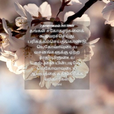 Picture 04 - 2 நாளாகமம் 29:15 TAMIRV - தங்கள் - Bible Verse Picture