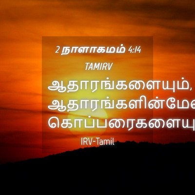 Picture 04 - 2 நாளாகமம் 4:14 TAMIRV - ஆதாரங்களையும், - Bible Verse Picture