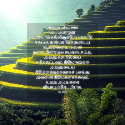 Picture 04 - 2 நாளாகமம் 6:23 TAMIRV - அப்பொழுது - Bible Verse Picture