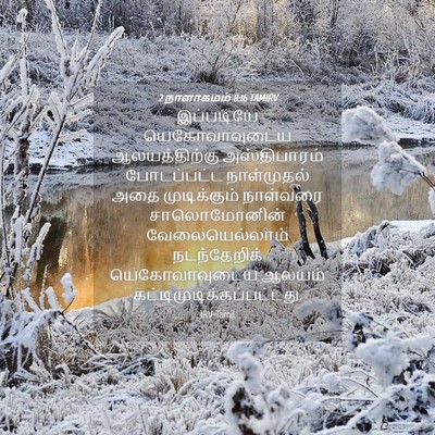 Picture 04 - 2 நாளாகமம் 8:16 TAMIRV - இப்படியே - Bible Verse Picture