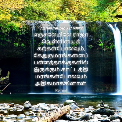 Picture 04 - 2 நாளாகமம் 9:27 TAMIRV - எருசலேமிலே ராஜா - Bible Verse Picture