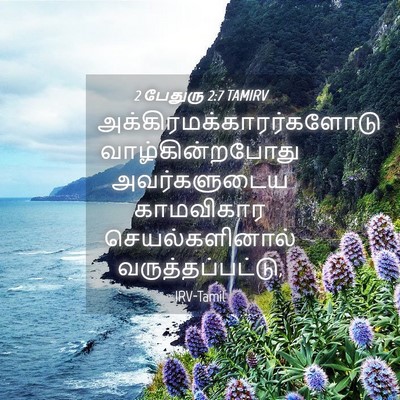Picture 04 - 2 பேதுரு 2:7 TAMIRV -  - Bible Verse Picture