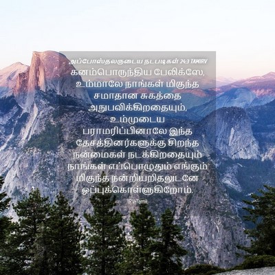 Picture 04 - அப்போஸ்தலருடைய நடபடிகள் 24:3 TAMIRV - கனம்பொருந்திய - Bible Verse Picture