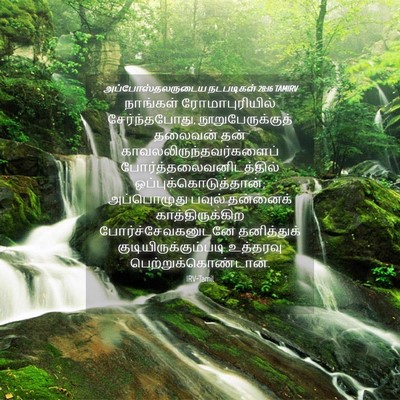 Picture 04 - அப்போஸ்தலருடைய நடபடிகள் 28:16 TAMIRV - நாங்கள் - Bible Verse Picture