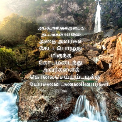 Picture 04 - அப்போஸ்தலருடைய நடபடிகள் 5:33 TAMIRV - அதை அவர்கள் - Bible Verse Picture