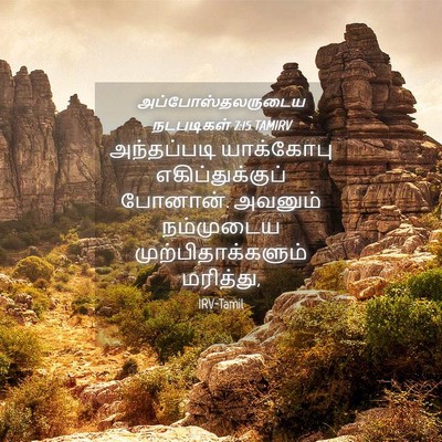 Picture 04 - அப்போஸ்தலருடைய நடபடிகள் 7:15 TAMIRV - அந்தப்படி - Bible Verse Picture