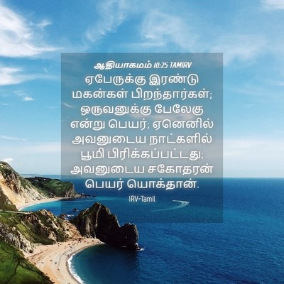 Picture 04 - ஆதியாகமம் 10:25 TAMIRV - ஏபேருக்கு இரண்டு - Bible Verse Picture