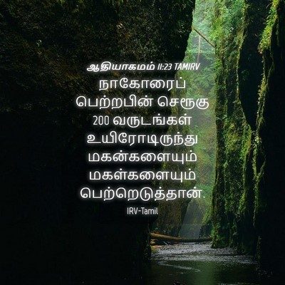 Picture 04 - ஆதியாகமம் 11:23 TAMIRV - நாகோரைப் - Bible Verse Picture