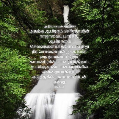 Picture 04 - ஆதியாகமம் 14:22 TAMIRV - அதற்கு ஆபிராம் - Bible Verse Picture