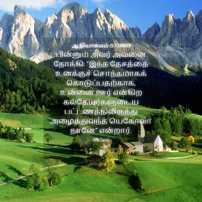 Picture 04 - ஆதியாகமம் 15:7 TAMIRV - பின்னும் அவர் - Bible Verse Picture