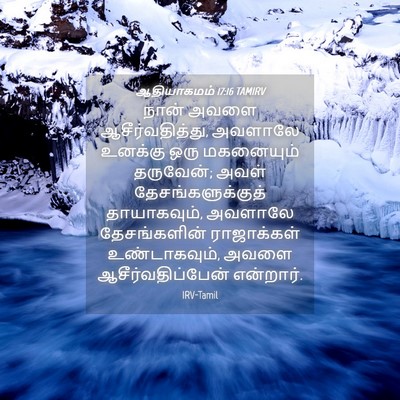 Picture 04 - ஆதியாகமம் 17:16 TAMIRV - நான் அவளை - Bible Verse Picture