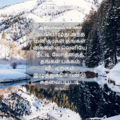 Picture 04 - ஆதியாகமம் 19:10 TAMIRV - அப்பொழுது அந்த - Bible Verse Picture