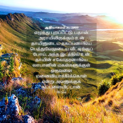 Picture 04 - ஆதியாகமம் 28:2 TAMIRV - எழுந்து - Bible Verse Picture