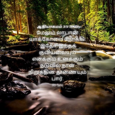 Picture 04 - ஆதியாகமம் 31:51 TAMIRV - மேலும் லாபான் - Bible Verse Picture