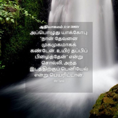 Picture 04 - ஆதியாகமம் 32:30 TAMIRV - அப்பொழுது - Bible Verse Picture