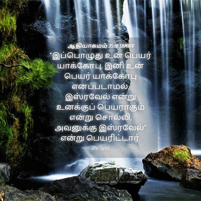 Picture 04 - ஆதியாகமம் 35:10 TAMIRV - “இப்பொழுது உன் - Bible Verse Picture
