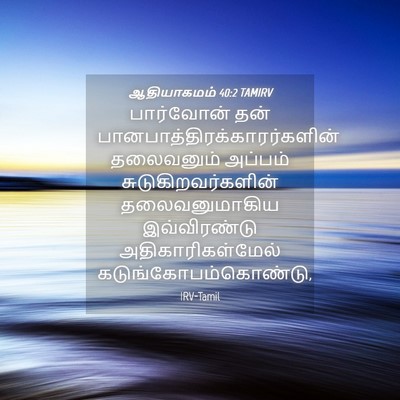Picture 04 - ஆதியாகமம் 40:2 TAMIRV - பார்வோன் தன் - Bible Verse Picture