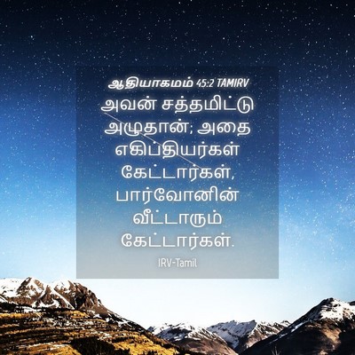 Picture 04 - ஆதியாகமம் 45:2 TAMIRV - அவன் சத்தமிட்டு - Bible Verse Picture
