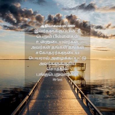 Picture 04 - ஆதியாகமம் 48:6 TAMIRV -  - Bible Verse Picture