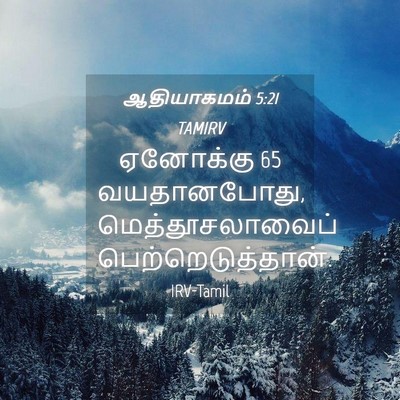Picture 04 - ஆதியாகமம் 5:21 TAMIRV - ஏனோக்கு 65 - Bible Verse Picture