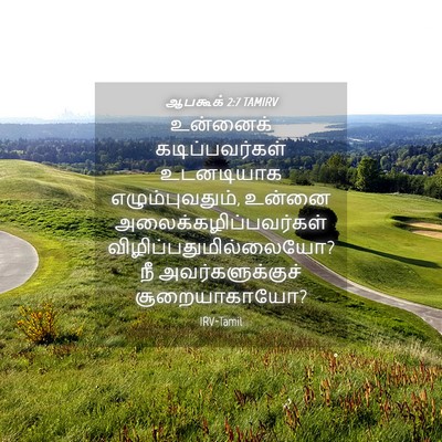 Picture 04 - ஆபகூக் 2:7 TAMIRV - உன்னைக் - Bible Verse Picture