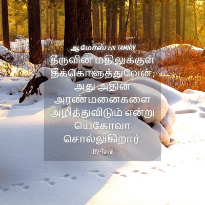Picture 04 - ஆமோஸ் 1:10 TAMIRV - தீருவின் - Bible Verse Picture