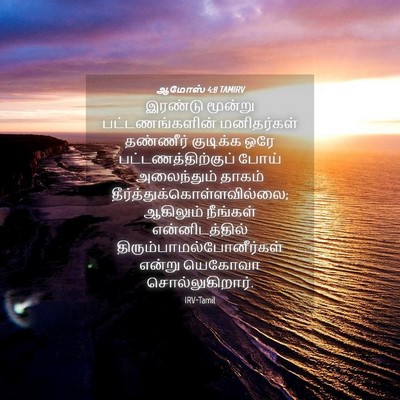 Picture 04 - ஆமோஸ் 4:8 TAMIRV - இரண்டு மூன்று - Bible Verse Picture
