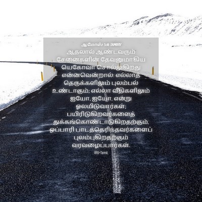 Picture 04 - ஆமோஸ் 5:16 TAMIRV - ஆதலால் ஆண்டவரும் - Bible Verse Picture