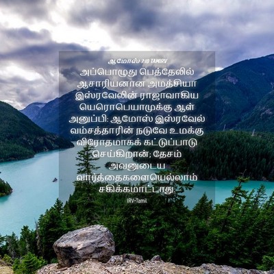 Picture 04 - ஆமோஸ் 7:10 TAMIRV - அப்பொழுது - Bible Verse Picture