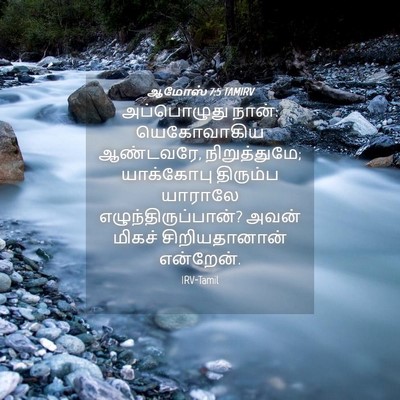Picture 04 - ஆமோஸ் 7:5 TAMIRV - அப்பொழுது நான்: - Bible Verse Picture