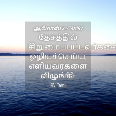 Picture 04 - ஆமோஸ் 8:4 TAMIRV - தேசத்தில் - Bible Verse Picture