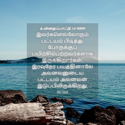 Picture 04 - உன்னதப்பாட்டு 3:8 TAMIRV - இவர்களெல்லோரும் - Bible Verse Picture
