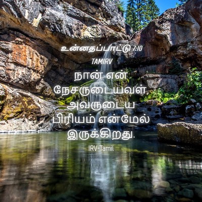 Picture 04 - உன்னதப்பாட்டு 7:10 TAMIRV - நான் என் - Bible Verse Picture