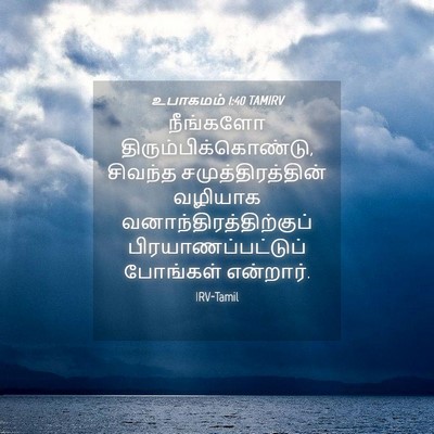 Picture 04 - உபாகமம் 1:40 TAMIRV - நீங்களோ - Bible Verse Picture