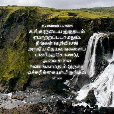 Picture 04 - உபாகமம் 11:16 TAMIRV - உங்களுடைய இருதயம் - Bible Verse Picture