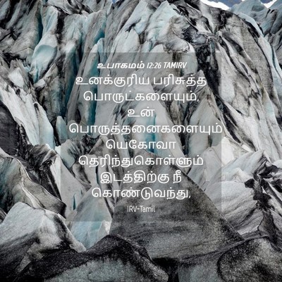 Picture 04 - உபாகமம் 12:26 TAMIRV - உனக்குரிய - Bible Verse Picture