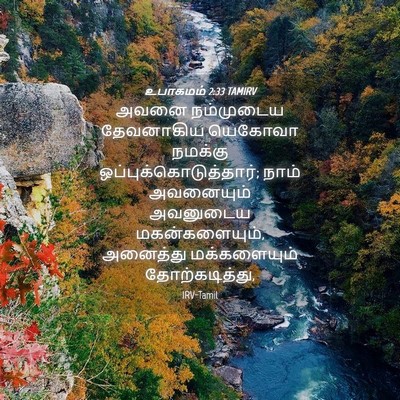 Picture 04 - உபாகமம் 2:33 TAMIRV - அவனை நம்முடைய - Bible Verse Picture