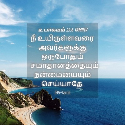Picture 04 - உபாகமம் 23:6 TAMIRV - நீ உயிருள்ளவரை - Bible Verse Picture