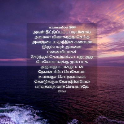 Picture 04 - உபாகமம் 24:4 TAMIRV - அவள் - Bible Verse Picture