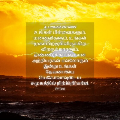 Picture 04 - உபாகமம் 29:13 TAMIRV - உங்கள் - Bible Verse Picture