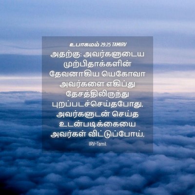 Picture 04 - உபாகமம் 29:25 TAMIRV - அதற்கு: - Bible Verse Picture