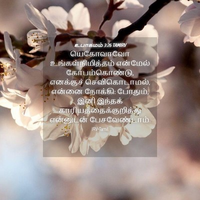 Picture 04 - உபாகமம் 3:26 TAMIRV - யெகோவாவோ - Bible Verse Picture