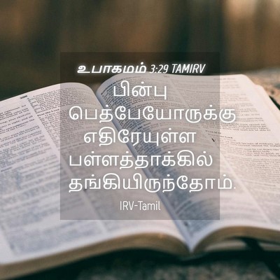 Picture 04 - உபாகமம் 3:29 TAMIRV - பின்பு - Bible Verse Picture