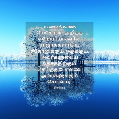 Picture 04 - உபாகமம் 31:4 TAMIRV - யெகோவா அழித்த - Bible Verse Picture