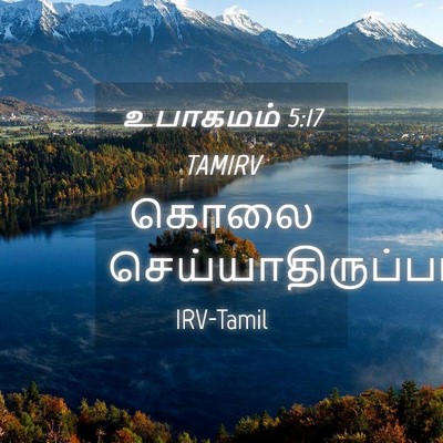 Picture 04 - உபாகமம் 5:17 TAMIRV - கொலை - Bible Verse Picture