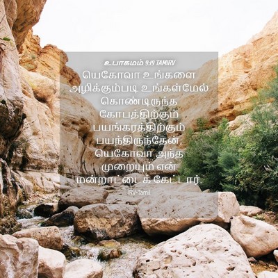Picture 04 - உபாகமம் 9:19 TAMIRV - யெகோவா உங்களை - Bible Verse Picture